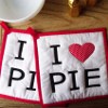 I Heart Pie Potholders