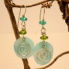 How to Make a Shrink Plastic Look of Beach Glass Earrings