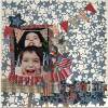 Independence Day Scrapbook Layout