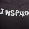 Inspired Shirt with Shrink Plastic Letters