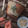 Ivy Mosaic Hanging Pot