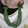 Braided TShirt Necklace