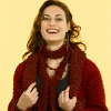Knit Cropped Jacket with Matching Scarf