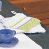 Knit Stripe Pot Holder