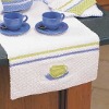 Knit Teacup Table Runner