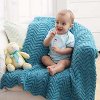 Knit Ripple Blanket