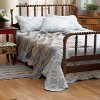 Knitted Striped Throw and Rug