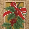 Leather Christmas Card