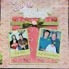 Lovely Blessings Scrapbook Page