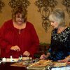 Maria Nerius on the Set of Creative Living with Sheryl Borden