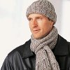 Mens Knit Hat and Scarf
