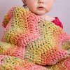 Ombre Ripple Baby Afghan