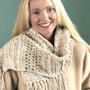 Openwork Crochet Scarf