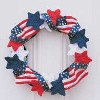 Crochet Patriotic Wreath