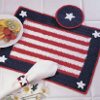 Patriotic Place Mat and Coaster