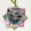 How to Make a Scrapbook Paper Photo Ornament