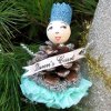 Pine Cone Glitter Ballerinas