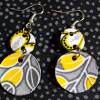 Plastic Cup Dangle Earrings