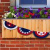 Pleated American Flag Garland