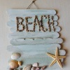 Popsicle Stick Beach Sign