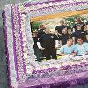 Purple Wooden Frame