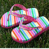 Rainbow Flip Flops