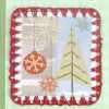 Recycled Christmas Cards with Crochet