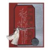 Red Japanese Stamp Card