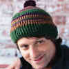 Crochet Retro Stripe Hat