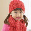 Ribbed Hat and Scarf for Child