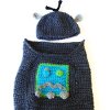 Robot Baby Cocoon and Hat