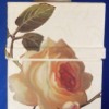 Rose Decoupage mache Bottle