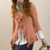 Ruffled Crochet Cardigan