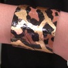 Cheetah Print Cardboard Bracelet