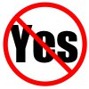 Say no to yes