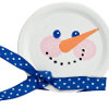 Canning Jar Lid Turned Snowman