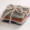 Set of four Knitted Coasters