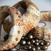 Shimmery Foam Bangles