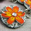 Shrink Plastic Necklace Floral Jewelry