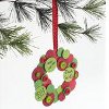Simple Homemade Mini Wreath Ornament