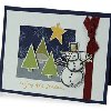 Geo Snowman Card