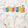 Splatter Paint Bridesmaid Tee Shirt