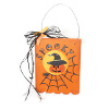 Spooky Pumpkin Hanging Halloween Sign