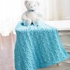 Staggered Square Knit Blanket
