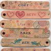 Stamped Leather Bracelets