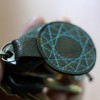 Stitched Leather Keychain