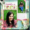 Teen Scrapbook Layout