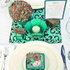 Turquoise and Brown Wedding Decorations