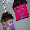Valentine House Ornament