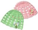 Vintage Rose Crochet Hat